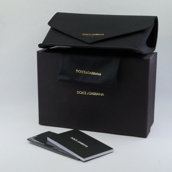 NEW DOLCE&GABBANA DG1349 1311 GOLD/MATTE BLACK EYEGLASSES - Picture 10 of 10